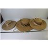 Image 1 : (2) Straw Hats - (1) Cloth Fishing Hat