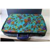 Image 2 : (2) Holiday Hard Shell Suitcase - Flowered Canvas Suitcase