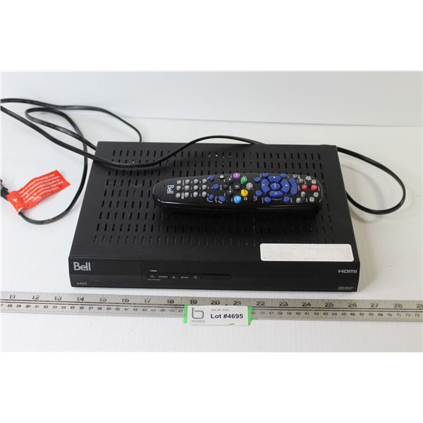 Bell Satellite Receiver w/Remote (works)