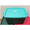 Image 2 : *(3) Totes w/Lids