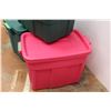 Image 4 : *(3) Totes w/Lids