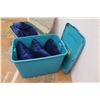 Image 2 : *(2 X BID PRICE) - (2) Tote w/Lids Containing 6 Pillows