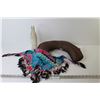 Image 1 : Hp Bottle - Neck Pillow w/Hole - Beaded Kerchief