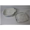 Image 5 : (2) Corning Ware Casserole Dishes w/Lids