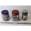 Image 1 : (3) Containers of Buttons