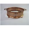 Image 5 : Vintage Cast Iron Heat Grate and Copper &Brass Footed Hot Casserole Dish Holder