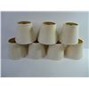 Image 2 : (7) Small Lamp Shades and (2) Ceramic Canisters