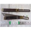 Image 1 : (2) Vintage Brass and Wood Sliding Bevel Gauges