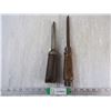 Image 1 : (2) Antique Carpenter Wood Chisels