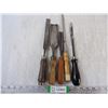 Image 1 : (5) Antique Carpenter Wood Chisels