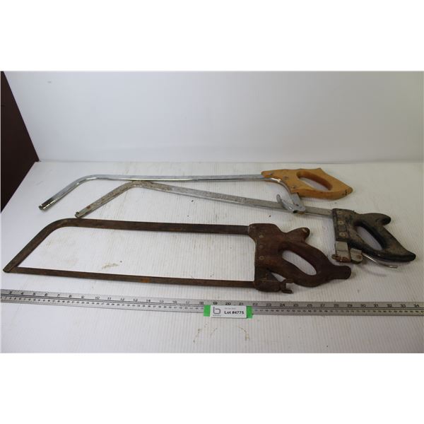 (3) Vintage Meat Saws