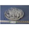 Image 1 : Federal Glass Pattern Snack Set (set of 4)