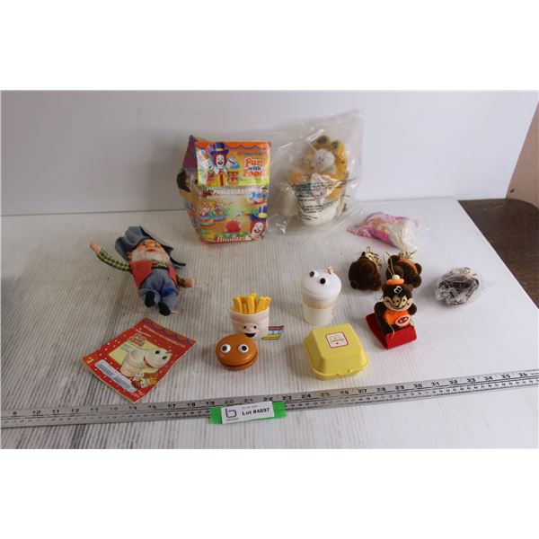 Fisher Price Fun with Food McDonald's Toys, Garfield Plush - Sealed, Misc.