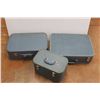 Image 5 : *3-Piece Blue Luggage Set