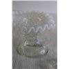 Image 3 : (2) Glasses, Glass Piggy Bank with (2) Canadian Pennies, Boot Vase Decoration