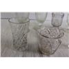 Image 4 : (4) Glasses, (3) Vases