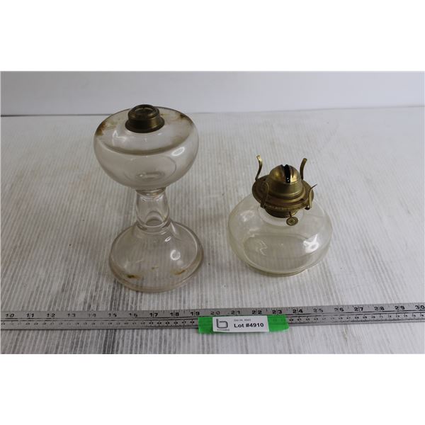 (2) Kerosene Lamp Parts