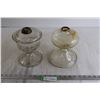 Image 1 : (2) Kerosene Lamp Bases - (1) is Chipped
