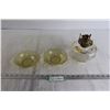 Image 1 : Kerosene Lamp Burner, (2) Small Bowls