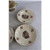 Image 5 : 7-Piece Royalty Dish Set - (3) Teacups - (1) has Broken Handle, (2) Saucers, (2) Small Dishes