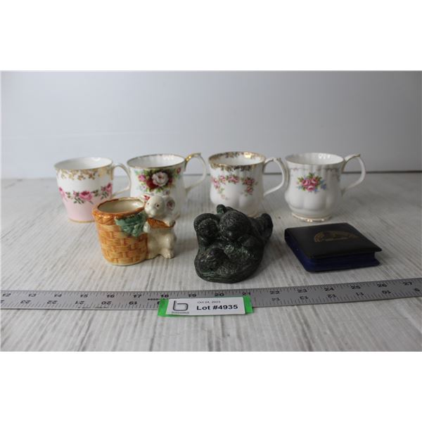 Tea Cups, Figurines and Misc.