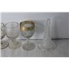 Image 6 : Assorted Glass Cups and Dishes, Salt and Pepper Shakers
