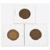 Image 1 : #53 CANADA 1913 1917 1918 ONE CENT COIN LOT OF 3
