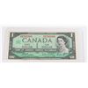Image 1 : #82 1967 CANADIAN $1 PAPER MONEY NOTE QEII