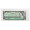 #82 1967 CANADIAN $1 PAPER MONEY NOTE QEII