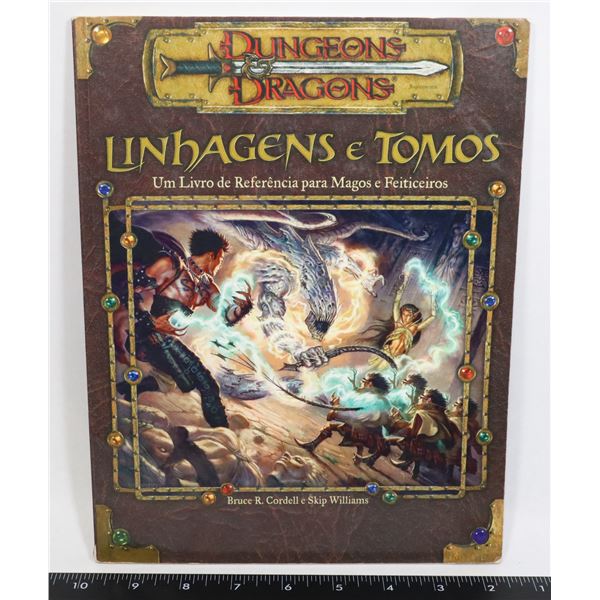 #121 PORTUGUESE D&D DUNGEONS & DRAGONS BOOK