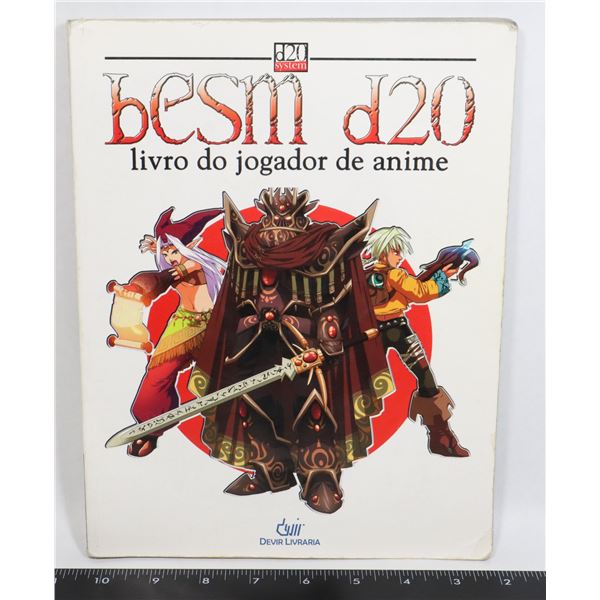 #130 PORTUGEUSE RPG BESM D20 ANIME RULEBOOK 2003