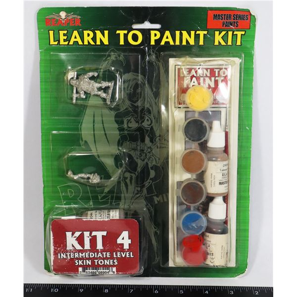 #145 REAPER LEARN TO PAINT KIT SEALED W/ FIGURES