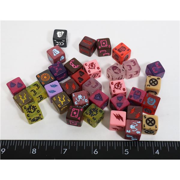 #158 DICEMASTERS MARVEL GAME LOT ASSORTED DICE