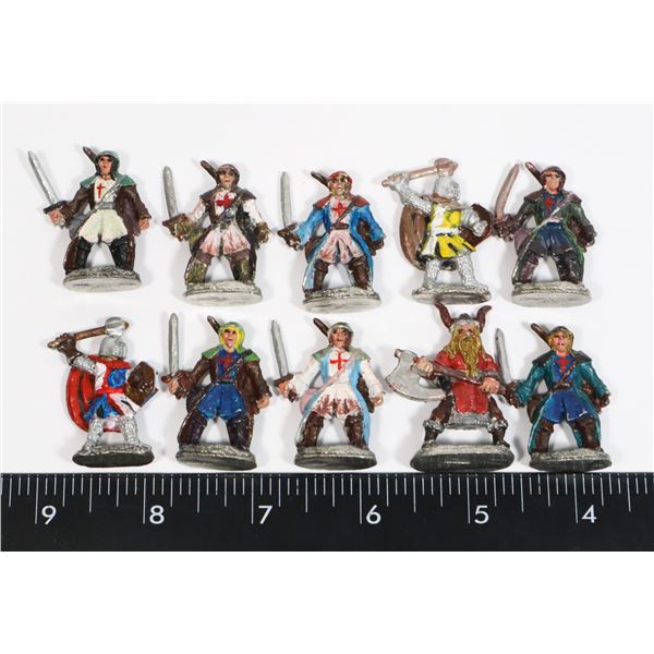 #161 DUNGEONS & DRAGONS METAL PAINTED FIGURES