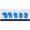 Image 1 : #196 WARHAMMER 40K LOT OF 5 SPACE MARINES BLUE