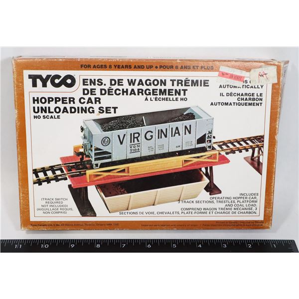 #343 HO TRAIN TYCO HOPPER CAR UNLOADING SET #862