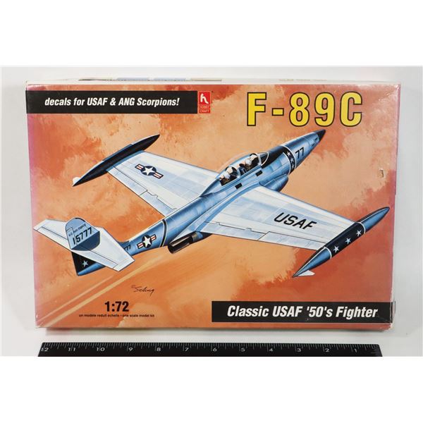 #353 HOBBYCRAFT 1:72 MODEL KIT F-89C FIGHTER JET