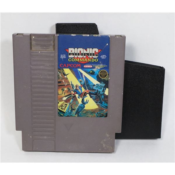 #411 NINTENDO NES BIONIC COMMANDO GAME