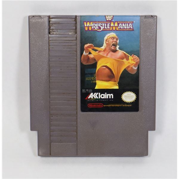 #413 NINTENDO WRESTLE MANIA NES GAME