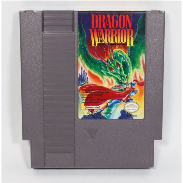 #415 NINTENDO NES DRAGON WARRIORGAME