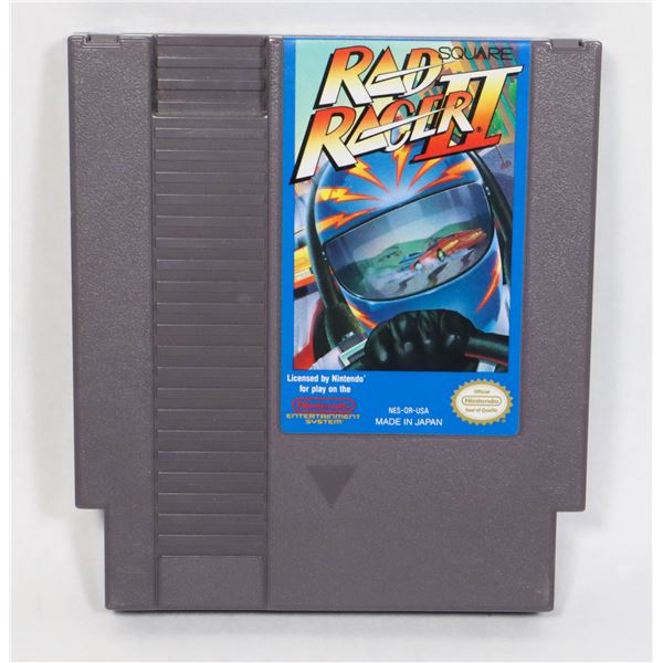 #418 NINTENDO NES RAD RACER 2 GAME