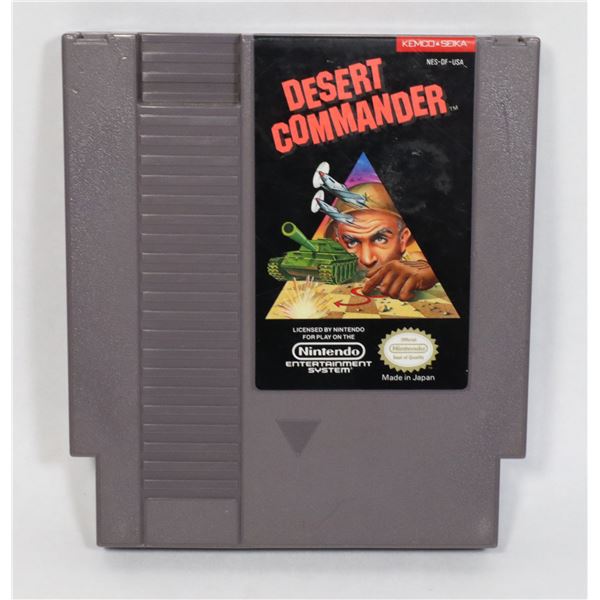 #419 NINTENDO NES DESERT COMMANDER GAME