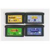 Image 1 : #464 NINTENDO GAME BOY ADVANCE LOT OF 4 GAMES