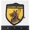 #604 LEADER DOGS POLICE K-9 K9 POLICE CLOTH PATCH