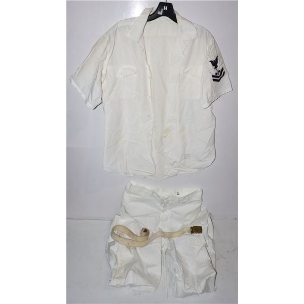 #627 VIETNAM WAR ERA USN SHIRT W/ INSIGNIA PANTS