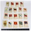Image 1 : #670 LOT OF SILK CIGGARETTE CARDS VARIOUS FLAGS