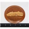 Image 1 : #687 WOOD PLAQUE ALBERTA ROCKIES WOODCRAFT