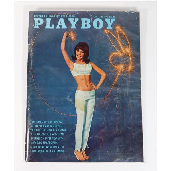 #702 PLAYBOY MAGAZINE JULY 1965 IAN FLEMING 007