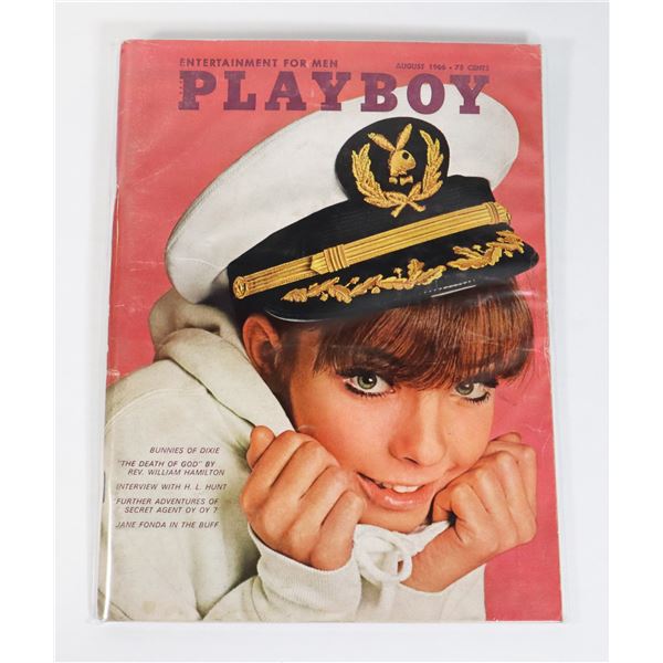 #705 PLAYBOY MAGAZINE AUGUST 1966 JANE FONDA 007