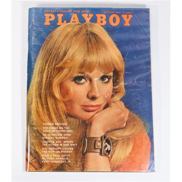 #715 PLAYBOY MAGAZINE SEPT 1968 KURT VONNEGUT JR